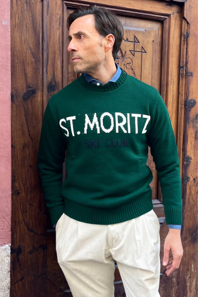 Outfit de invierno para hombre con jersey y pantalones de pana - UOMOMANIA