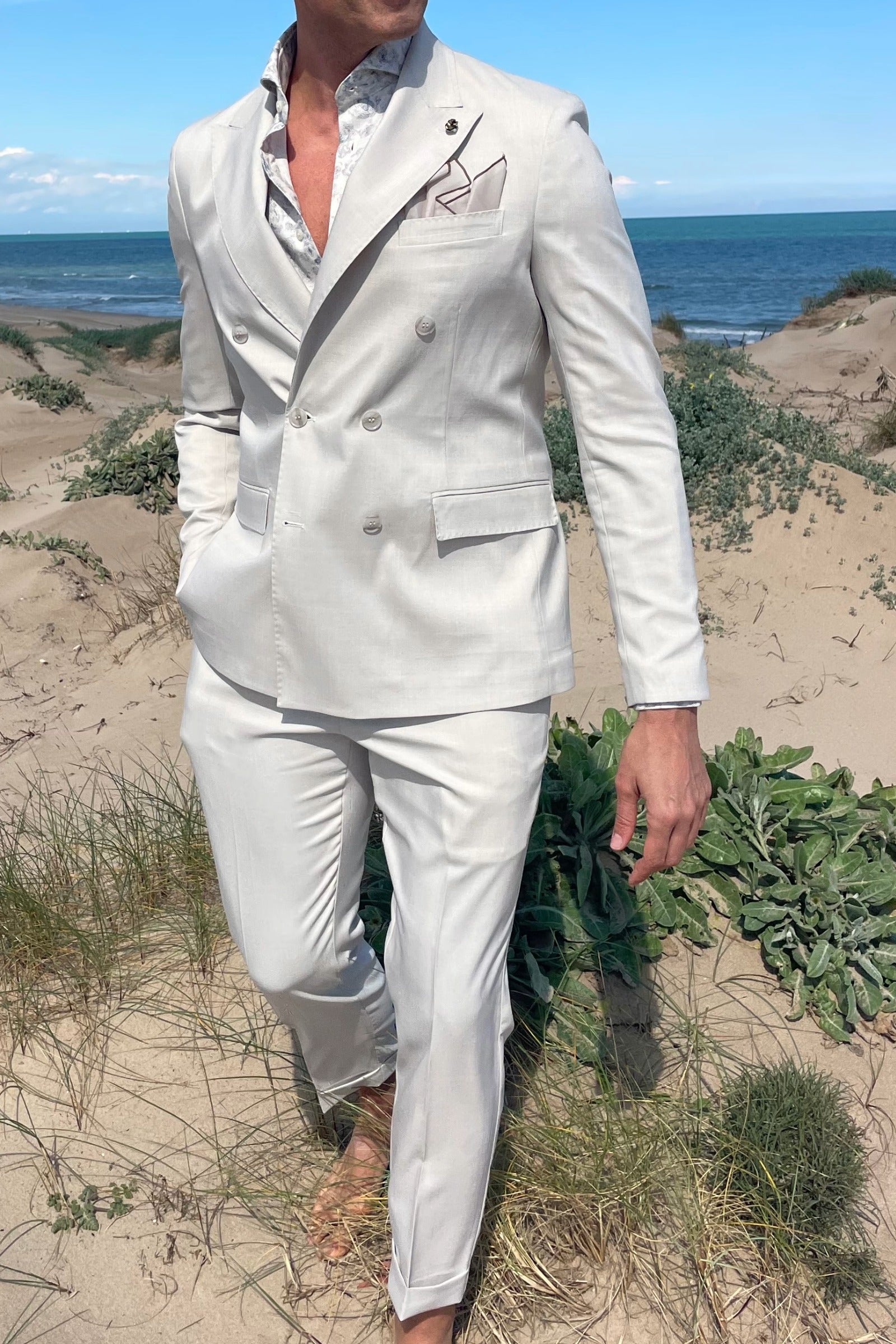 Traje cruzado Davide