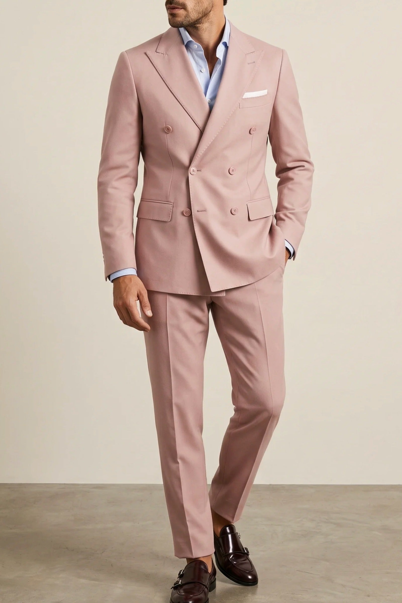 Traje cruzado Montecarlo